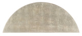 Melange - Marguerite 2-Door Demilune Chest - Pearl Silver