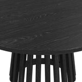 Mateo - Round Dining Table - Black