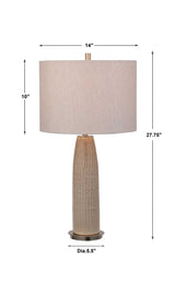 Delgado - Table Lamp - Light Gray