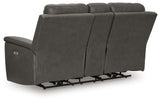 Bleckley - Power Reclining Loveseat With Console / Adjustable Headrest