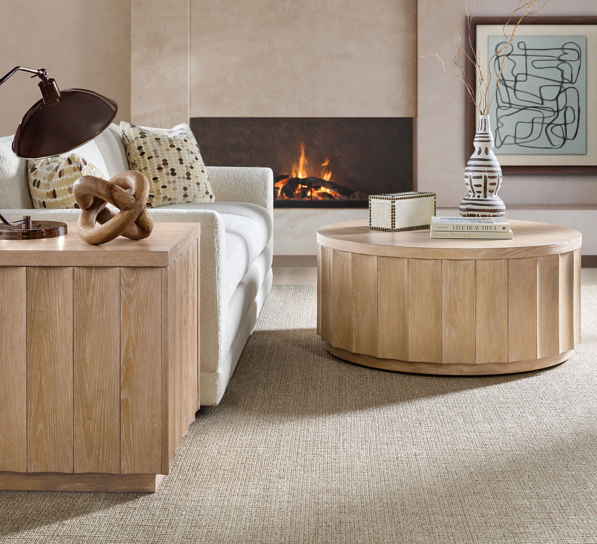 Commerce And Market - Willow End Table - Light Wood