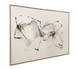 Gascon Framed Canvas - Beige