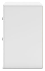 Mollviney - Two Drawer Night Stand - White