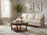 Brookhaven - Round Cocktail Table - Dark Brown