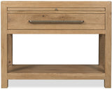 Driftwood - One-Drawer Nightstand With Stone