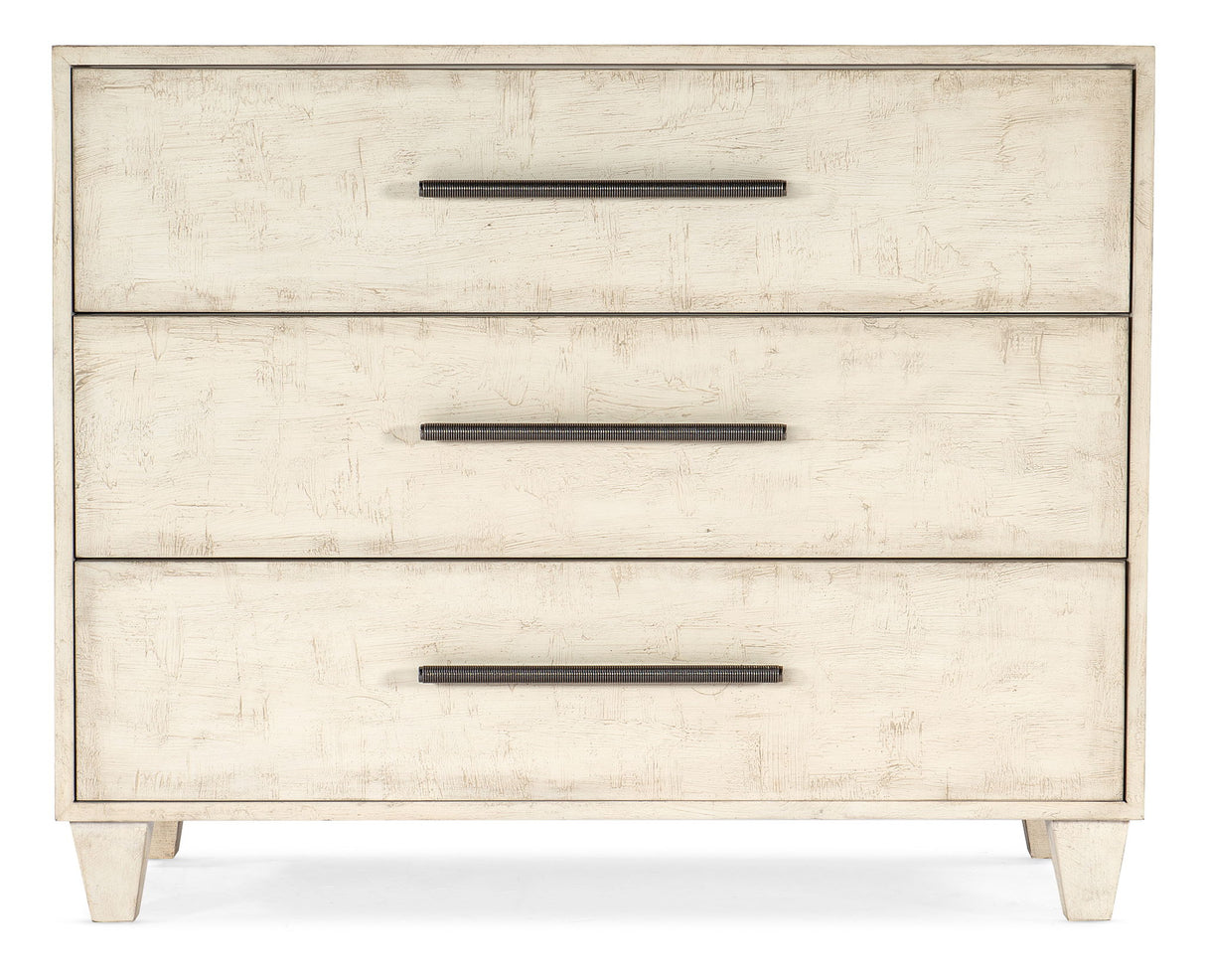 Melange - Saffron 3-Drawer Chest - Beige