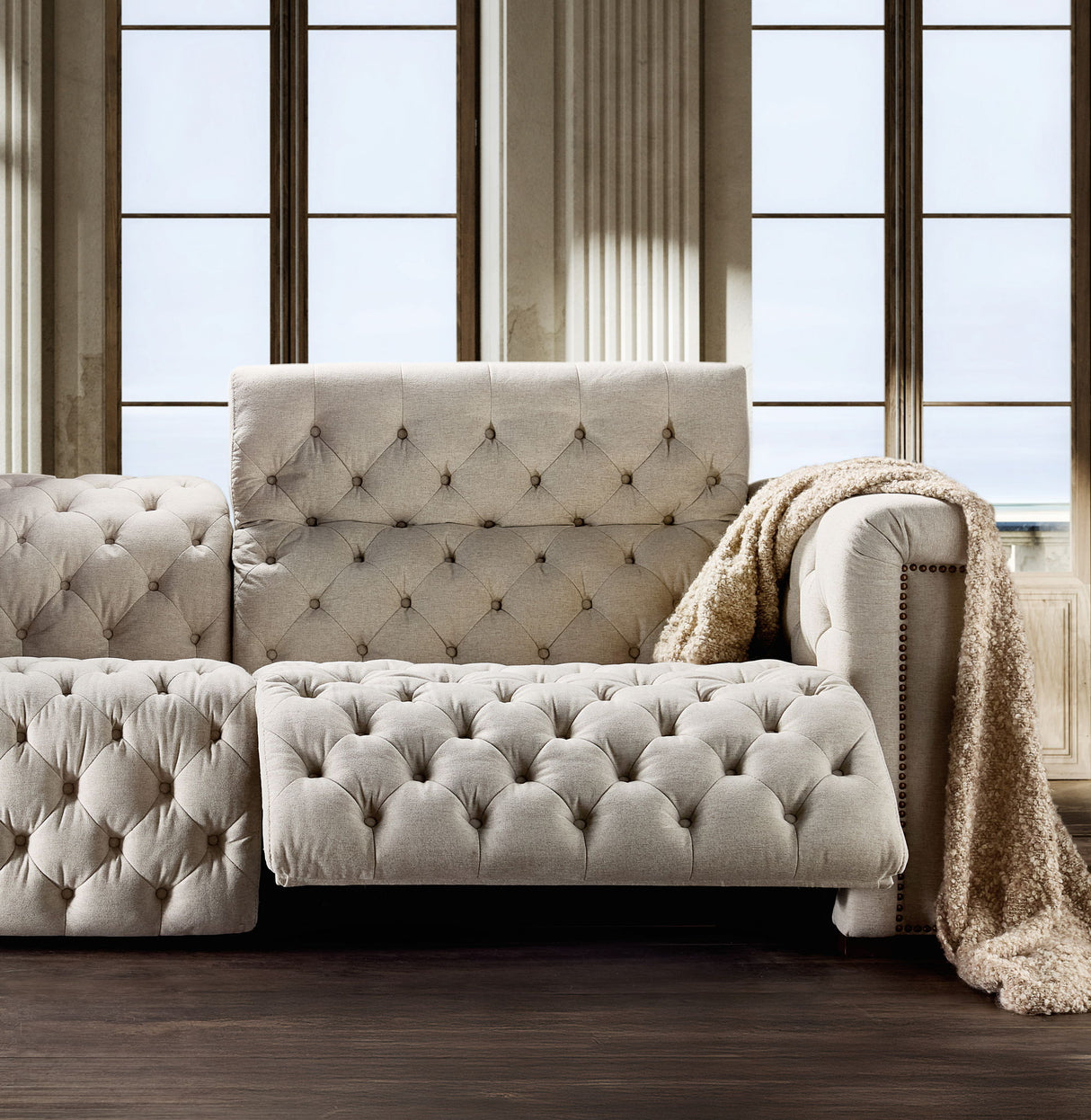 SS - Savion Deux Sofa With Power Recliners And Power Headrests