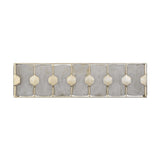 Rene - 4 Light Swirl Glass Vanity - Pearl Silver