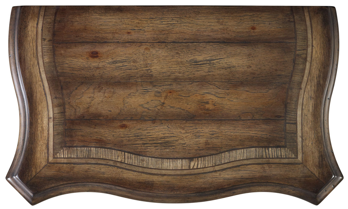 Rhapsody - 3-Drawer Nightstand - Dark Brown