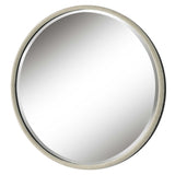 Ranchero - White Round Mirror