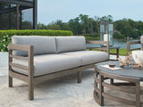 La Jolla - Wood Sofa - Dark Gray