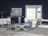 Signature Designs - Cirque Tiered Rectangular Spot Table - Pearl Silver