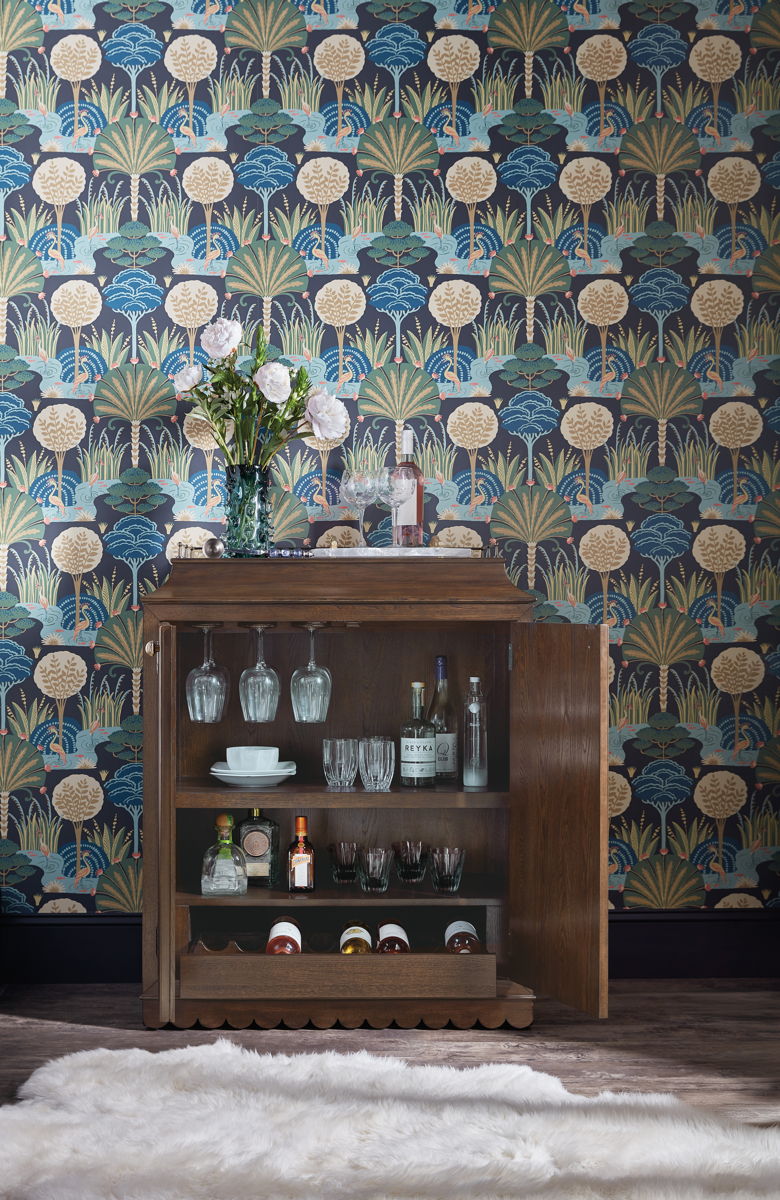 Commerce And Market - Dukes Bar Cabinet - Dark Brown