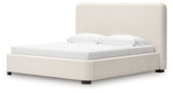Brintstreet - Beige - King Upholstered Bed