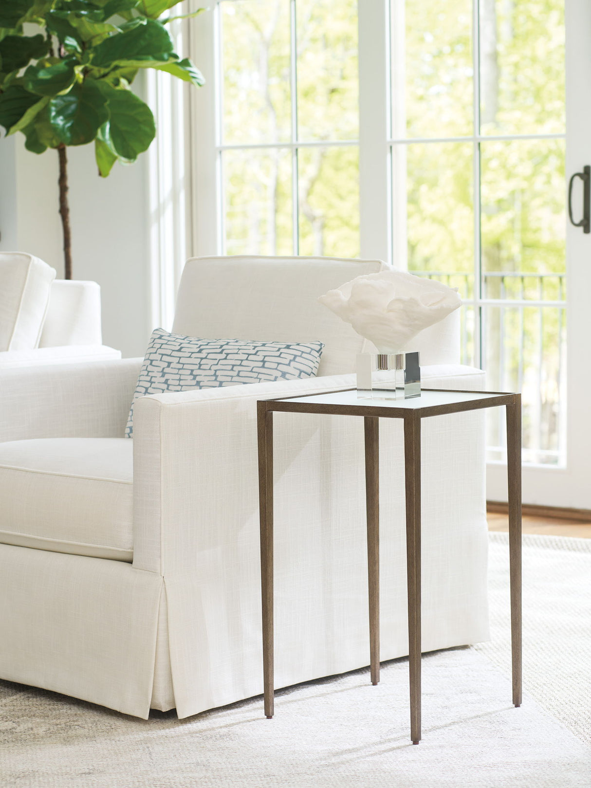 Laguna - Wyland Accent Table - Dark Brown