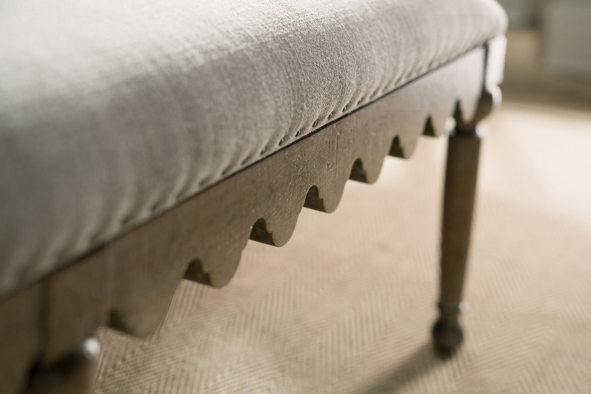 Boheme - Madera Bed Bench - Gray / Light Brown
