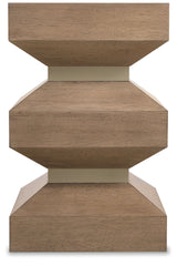 Sonnet - Square End Table - Dark Gray