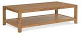 Cashiers - Large Rectangle Cocktail Table - Almond