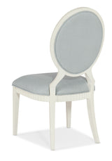 Serenity - Martinique Side Chair (Set of 2) - White / Pearl Silver