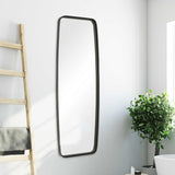 Mirror With Rounded Corners - Matte Black