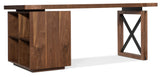 Elon - Bunching Short Bookcase - Dark Brown