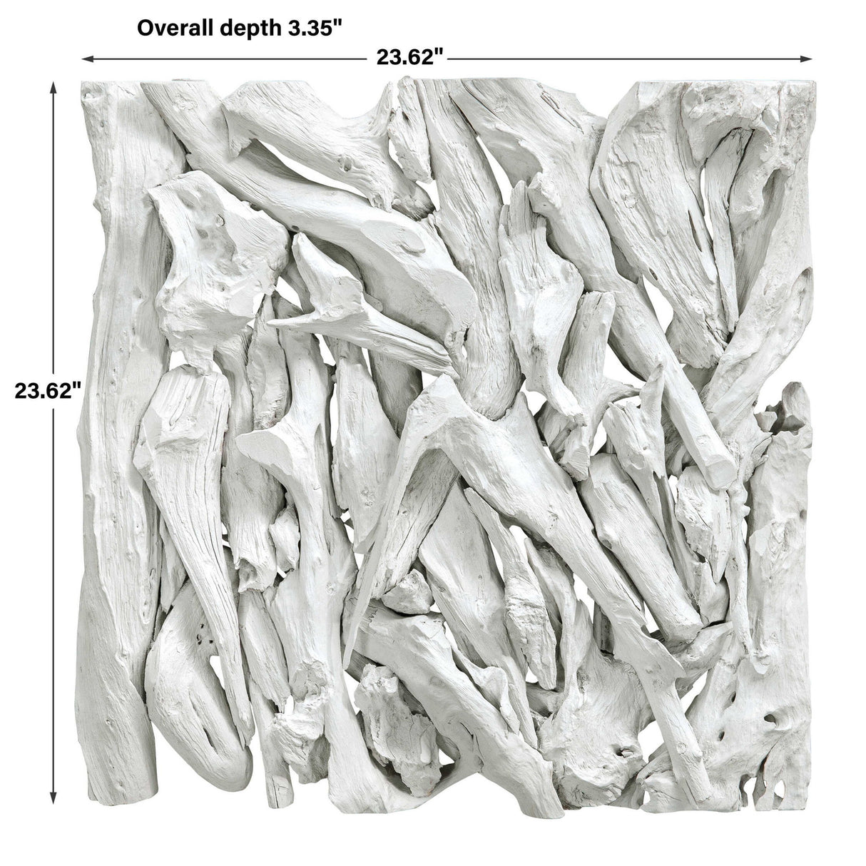 Rio - Coastal Wood Wall Decor - White