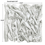 Rio - Coastal Wood Wall Decor - White
