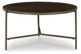 Doraley - Brown / Gray - Round Cocktail Table