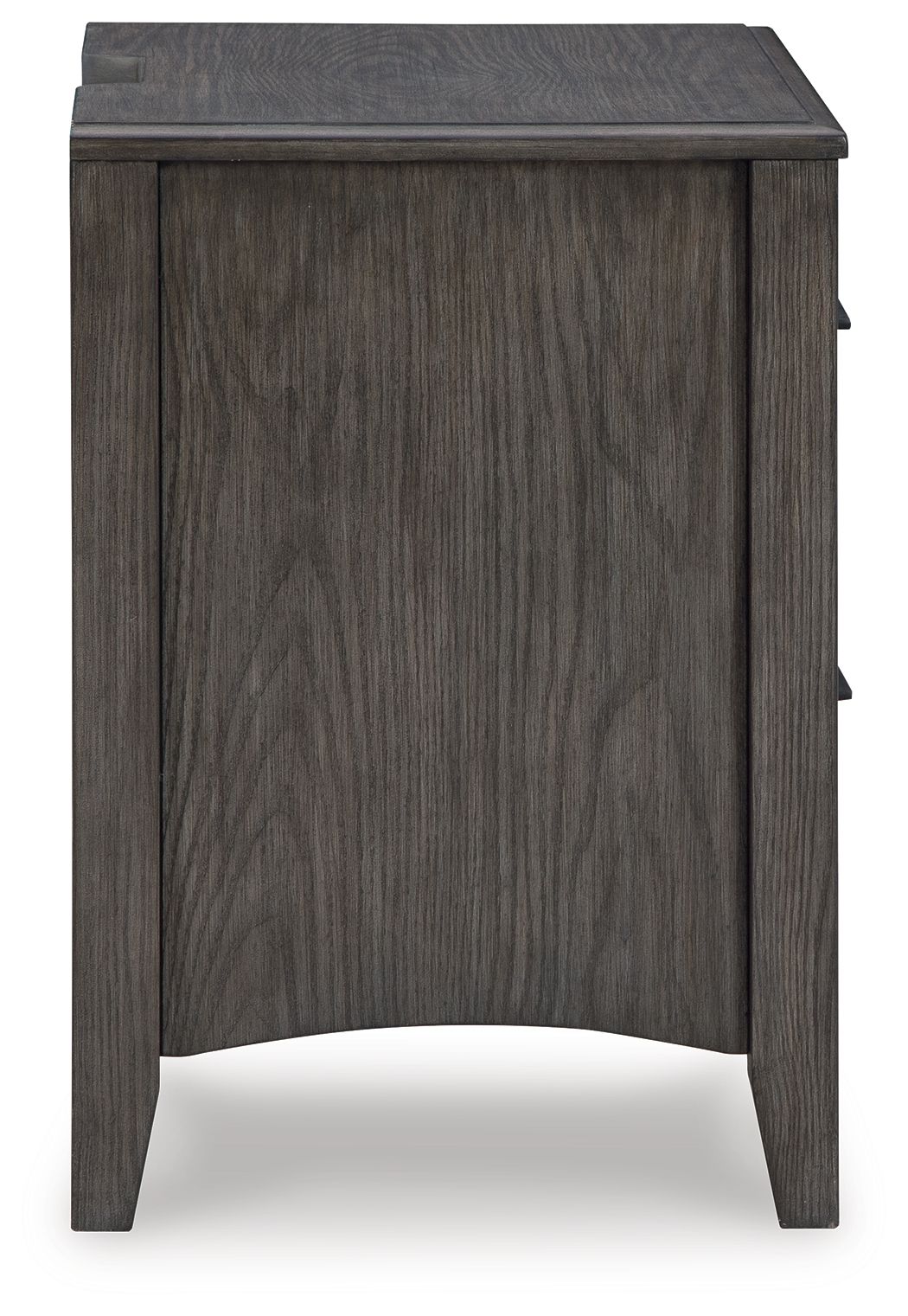 Montillan - Two Drawer Night Stand - Grayish Brown