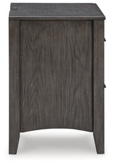 Montillan - Two Drawer Night Stand - Grayish Brown