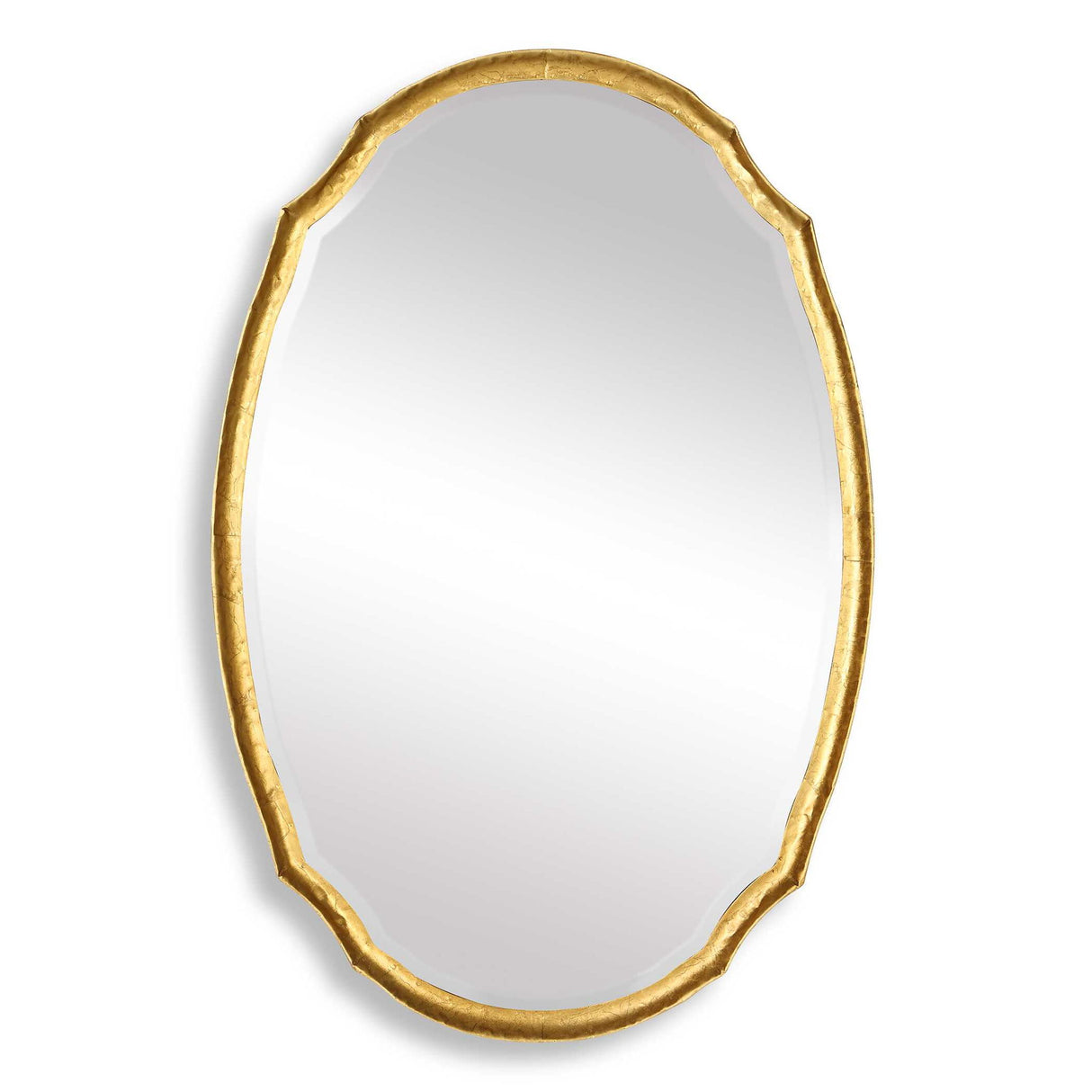 Mirror - Lightly Antiqued Gold