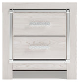 Altyra - White - Two Drawer Night Stand
