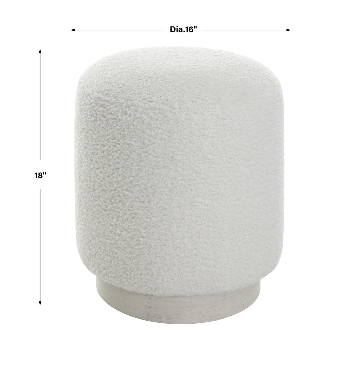 Avila - White Ottoman