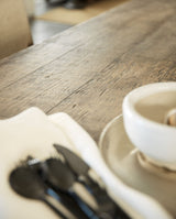 La Grange - Le Vieux 86" Double Pedestal Table With 2-18" Leaves