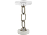 Oasis - Link Accent Table - Bronze / White