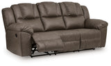 Lowilla - 2 Pc. - Reclining Sofa And Loveseat - Driftwood