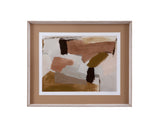 Almondine II Framed Art - Dark Brown
