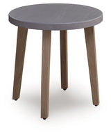 Harmony Headlands - Round End Table - Natural / Gray