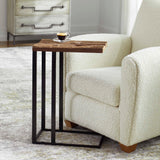 Union - Reclaimed Wood Accent Table - Dark Brown