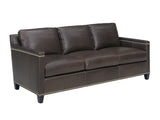 Carrera - Strada Leather Sofa - Dark Brown