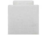 Augustine - Slipcover Swivel Glider - White