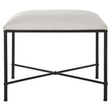 Avenham - Small Framed Bench - Black