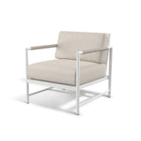 Sabbia - Club Chair, No Welt - Echo Ash / White
