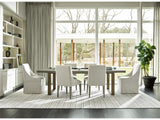Modern - Tyndall Dining Chair - White - Fabric