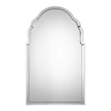Brayden - Frameless Arched Mirror - Pearl Silver