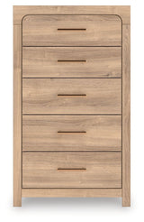 Kinlanni - Five Drawer Chest - Tan