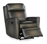 MS - Hamilton Power Recliner With Power Headrest - Dark Brown