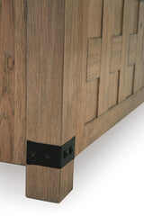 Ridgester - Lift Top Cocktail Table - Light Brown