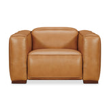 MS - Fresco Power Recliner With Power Headrest - Light Brown