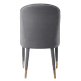 Brie - Armless Chair, Set Of 2 - Gray